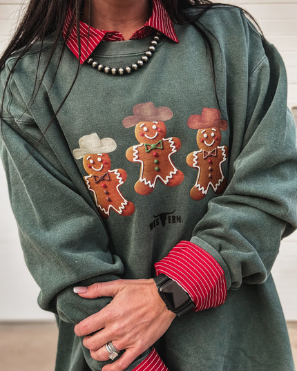 Gingerbread Cowboys Crew - Spruce