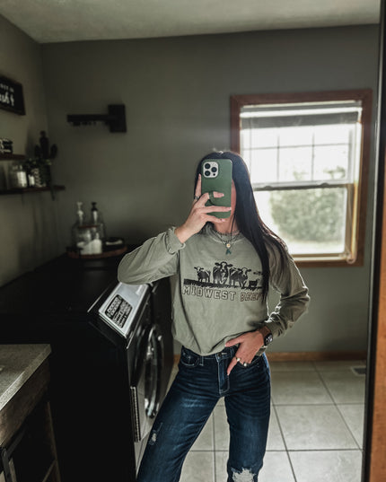 Midwest Beef Longsleeve - Sand