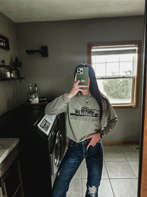 Midwest Beef Longsleeve - Sand