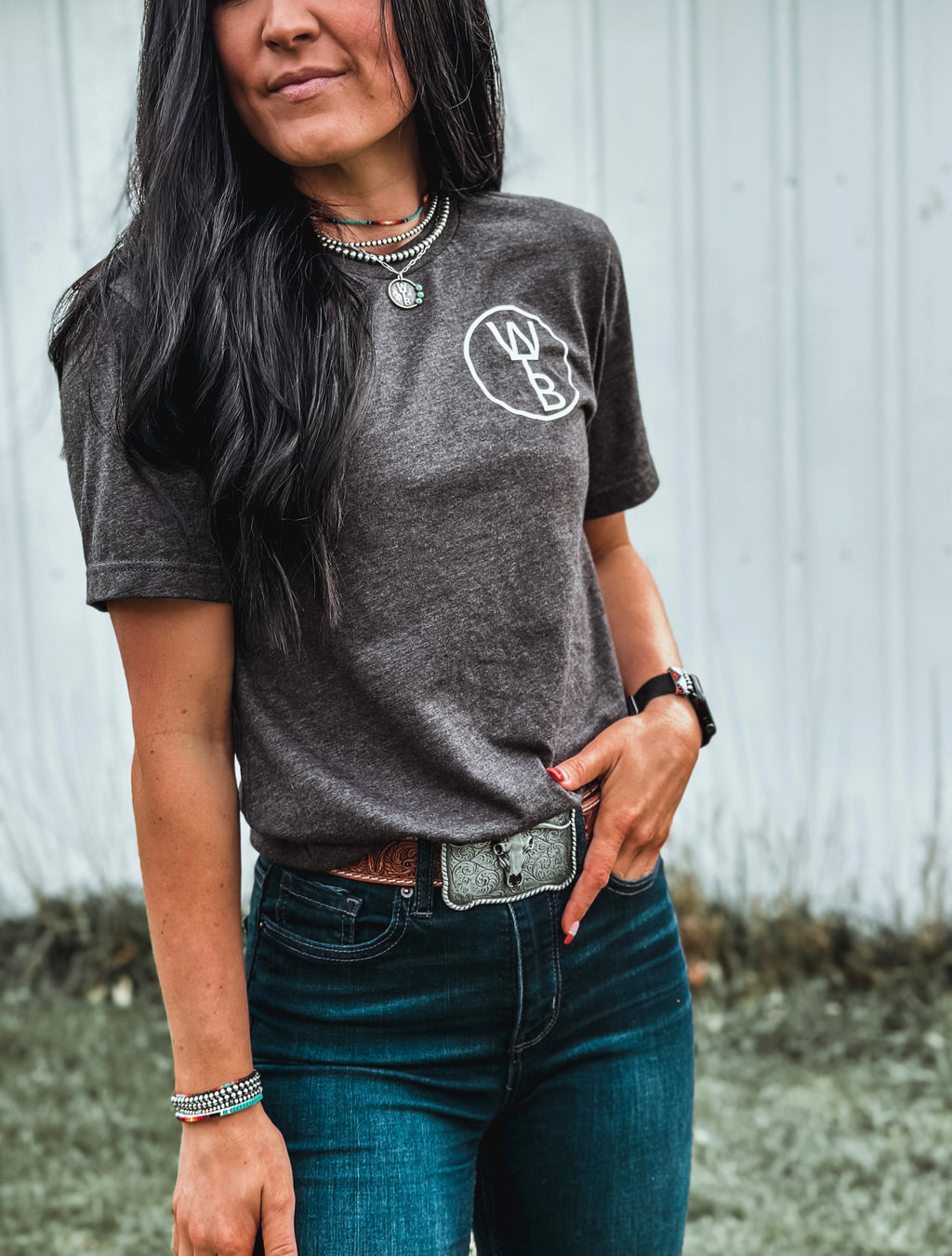 Circle Brand T - Charcoal