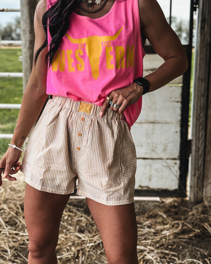 Brand Tank Cosmic Pink