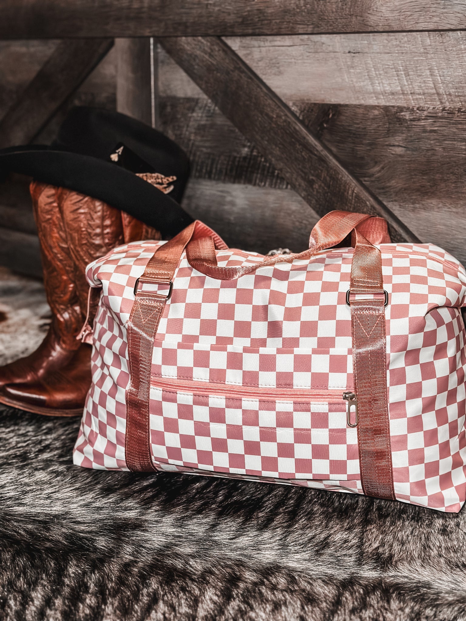 Rodeo Circuit Weekender Bag - Pink