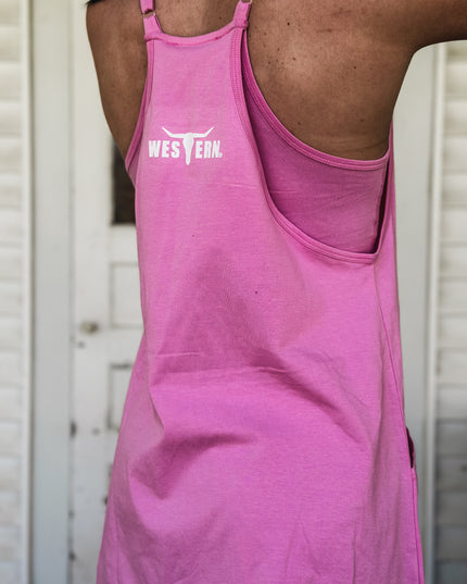 Brand Daytona Romper Dress - Pink