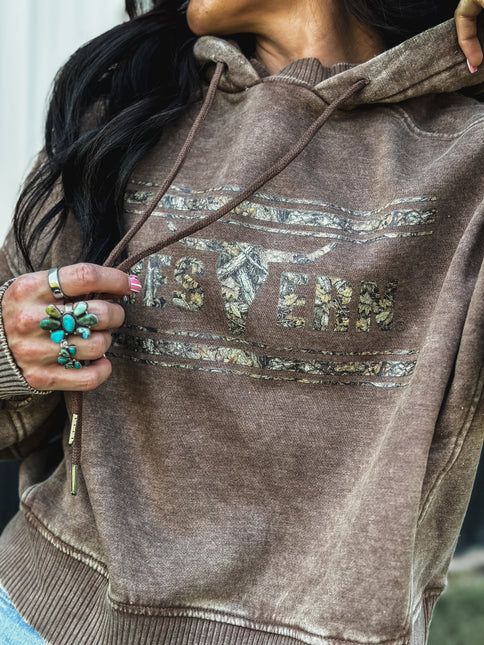 Brand Woods Camo Logo - Jersey Hoodie