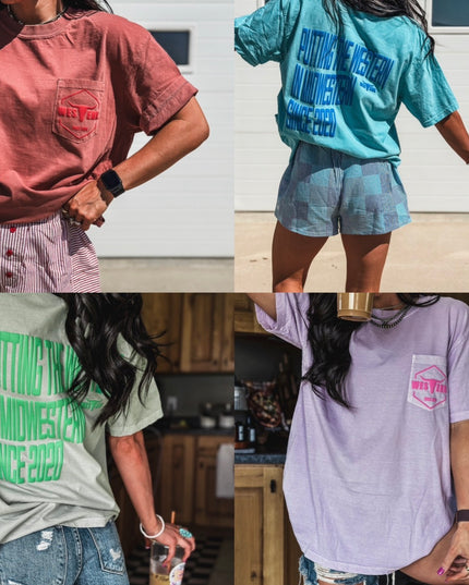 Western in Midwestern Puff - Pocket T