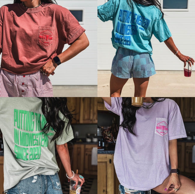 Western in Midwestern Puff - Pocket T