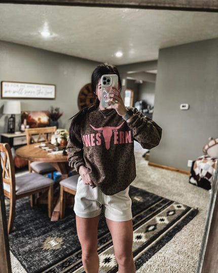 Brand Heavy Crew - Vintage Brown Leopard