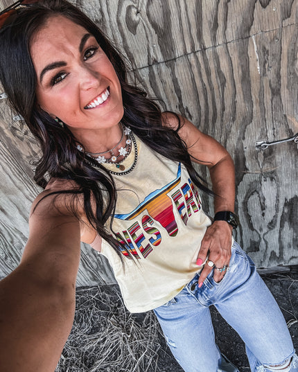 Logo Cropped Tank - Butter