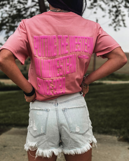 Putting the Western in Midwestern PUFF - Pink