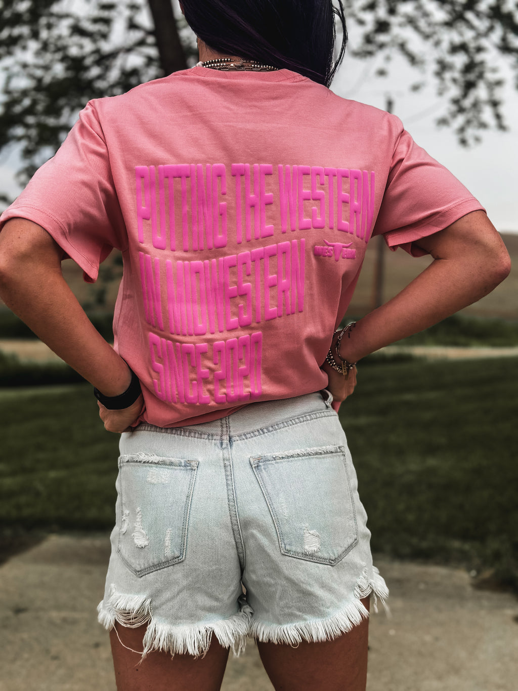 Putting the Western in Midwestern PUFF - Pink