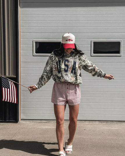 USA [block letters] Crew