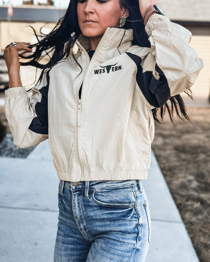 Brand Fast Pace Zip Jacket - Khaki