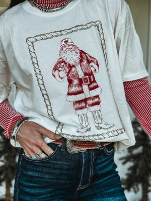 WTB Santa Oversized T - Ivory