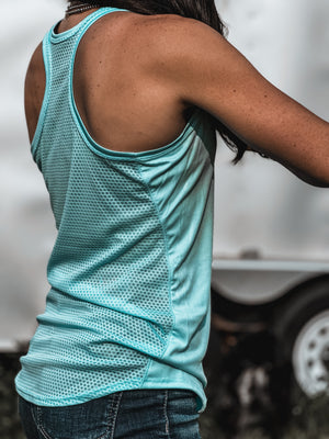 Brand Core Dri-Fit Tank - Turq