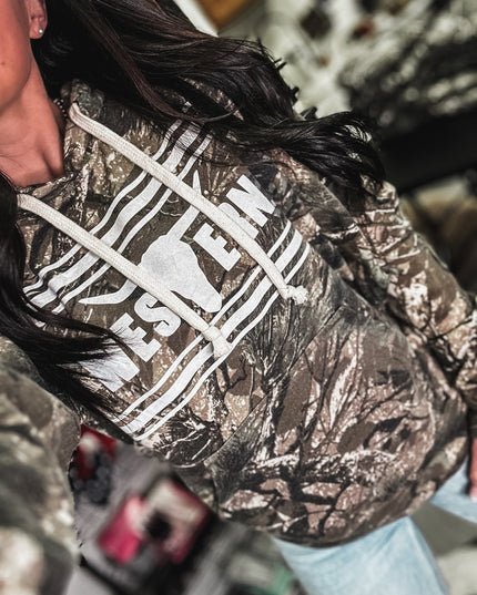 Brand Hoodie Backwoods Camo