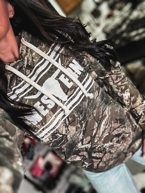 Brand Hoodie Backwoods Camo