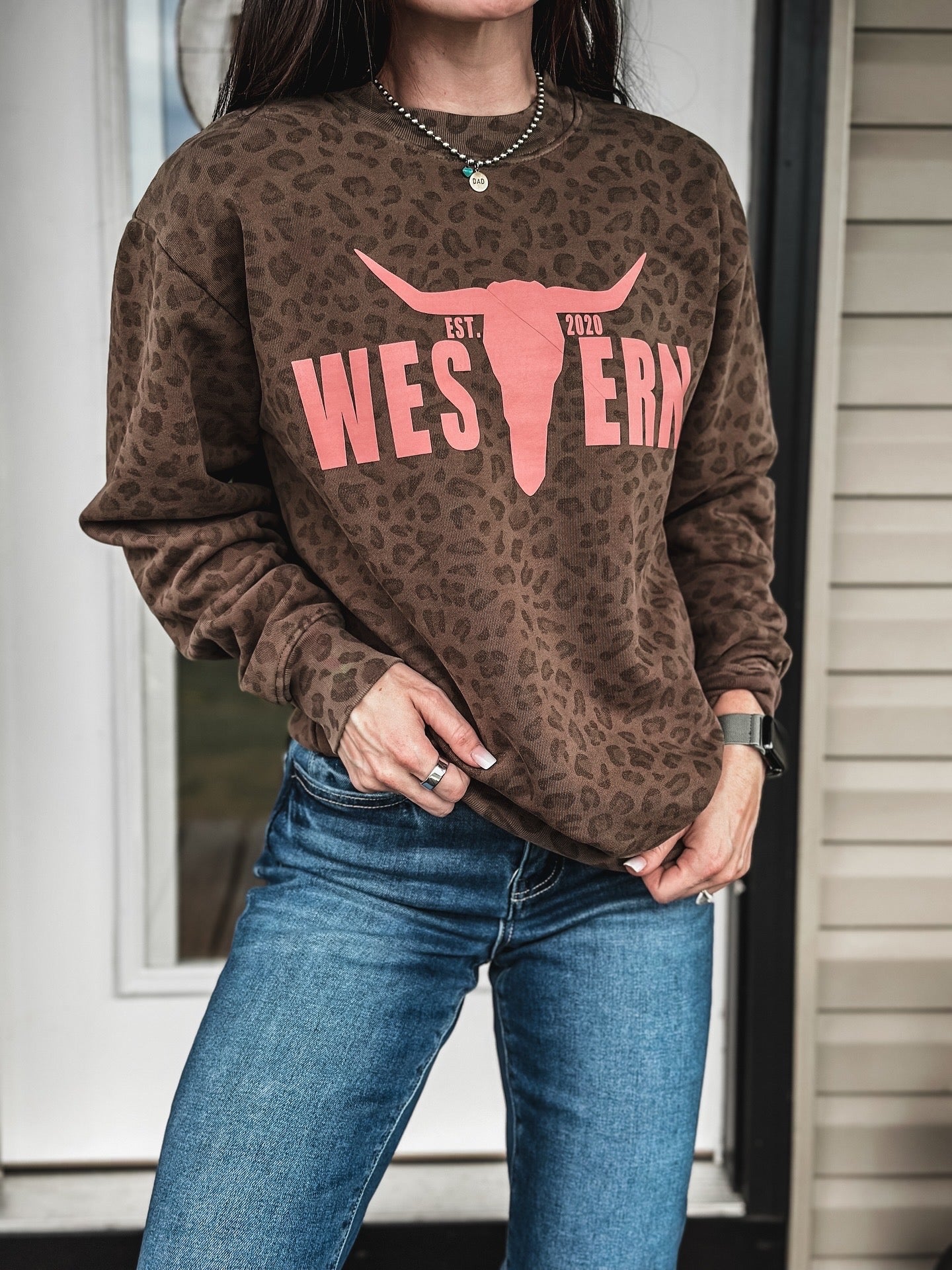 Brand Heavy Crew - Vintage Brown Leopard