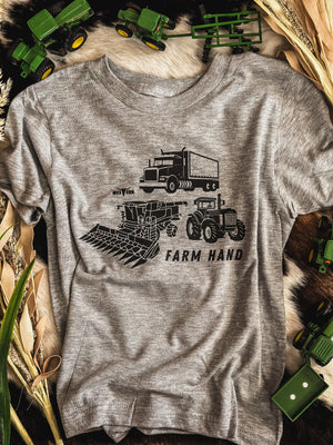 Farm Hand T Youth - Grey