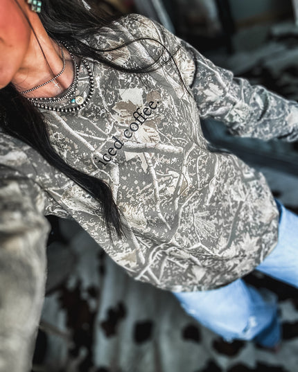 Iced Coffee Longsleeve - Deadwood Camo