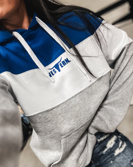 Brand Hoodie - Varsity Blue Block
