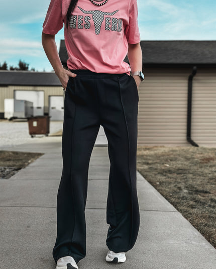 Brand Stride Scuba Wide Pants - Black