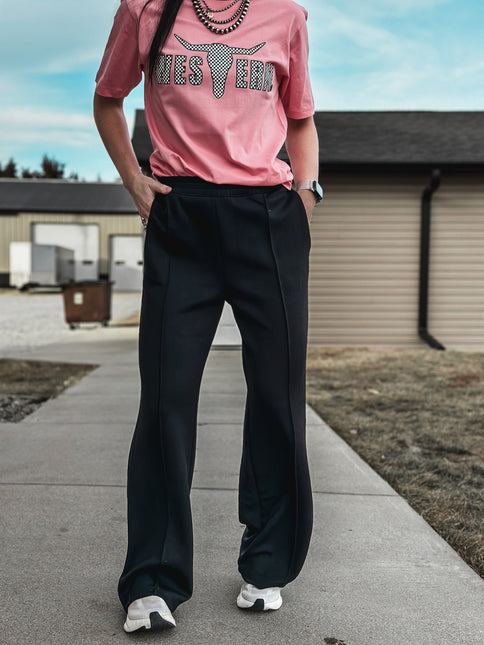 Brand Stride Scuba Wide Pants - Black