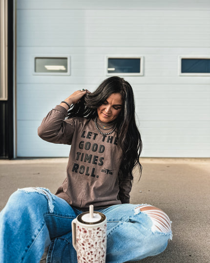 Let the Good Times Roll Longsleeve - Brown