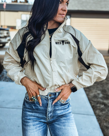 Brand Fast Pace Zip Jacket - Khaki