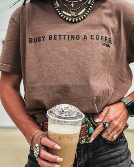 Busy Getting A Coffee
