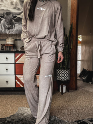 Brand Boulder Lounge Pants -Soft Mocha