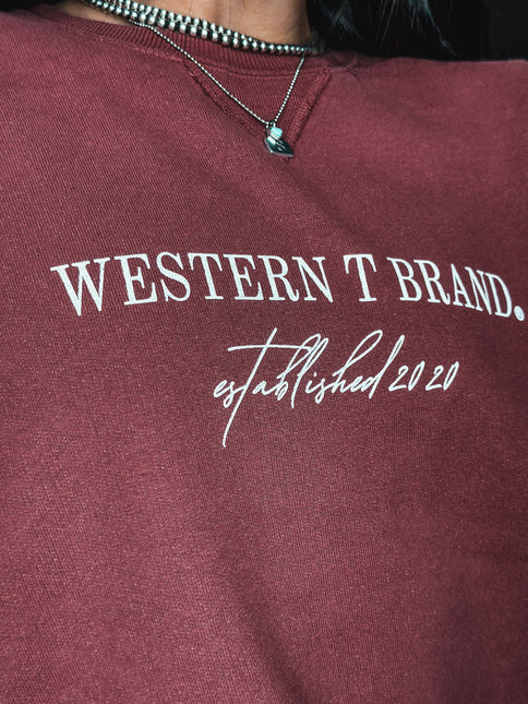 Brand Classic Crew - Rustic Red