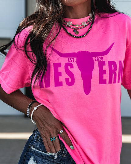 Brand [Hot Pink] Logo T