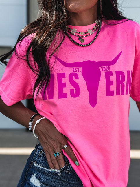 Brand [Hot Pink] Logo T
