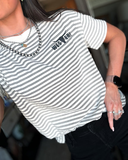 Everyday Classic Pinstripe Short Sleeve