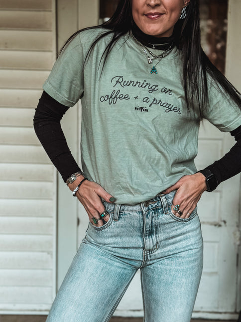 Coffee + a Prayer - Sage Green