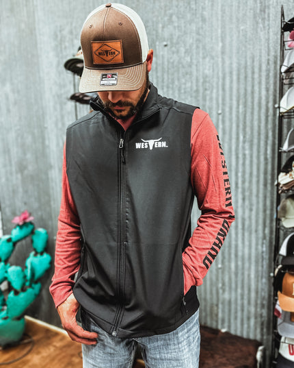 Brand Laramie Soft Shell Men's Vest - Black