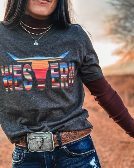 Brand T Serape/Charcoal