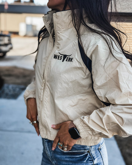 Brand Fast Pace Zip Jacket - Khaki