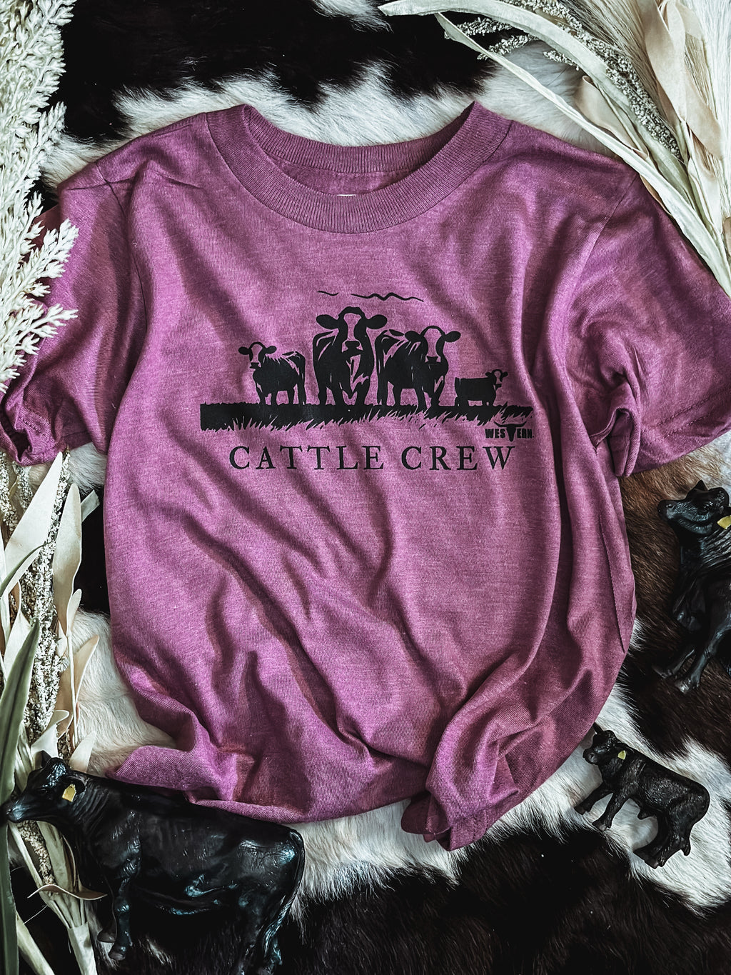 Cattle Crew T Youth - Grape