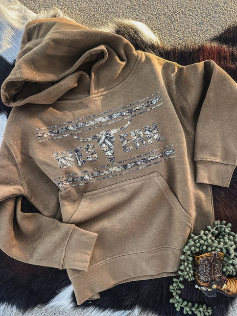 Brand Hoodie - Camo Woods Kids