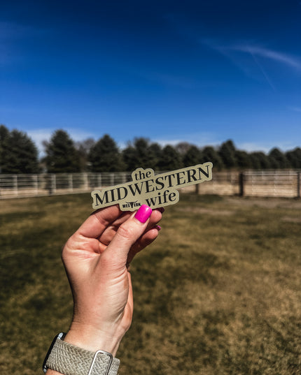 The Midwestern Wife Sticker