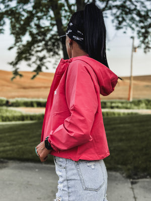Brand DASH Jacket - Coral Pink