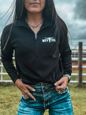 Brand Peak Women's 1/4 Zip - Black