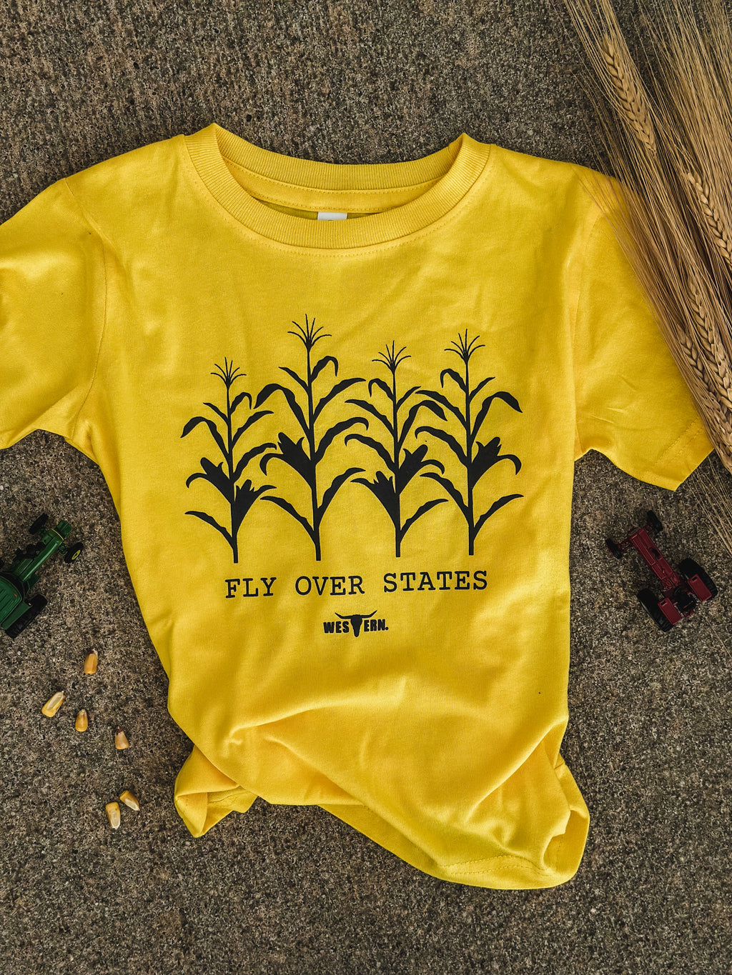 Fly Over States T Toddler - Yellow