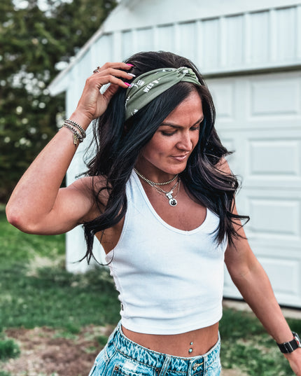 Brand Dolly Halter Top - White