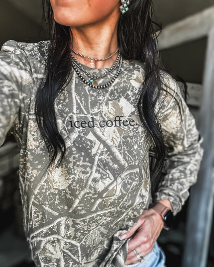 Iced Coffee Longsleeve - Deadwood Camo