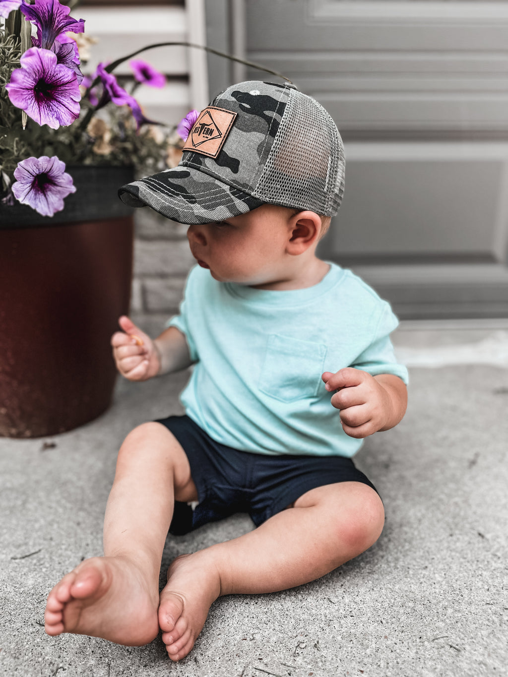 Brand Hat Infant - Grey Camo