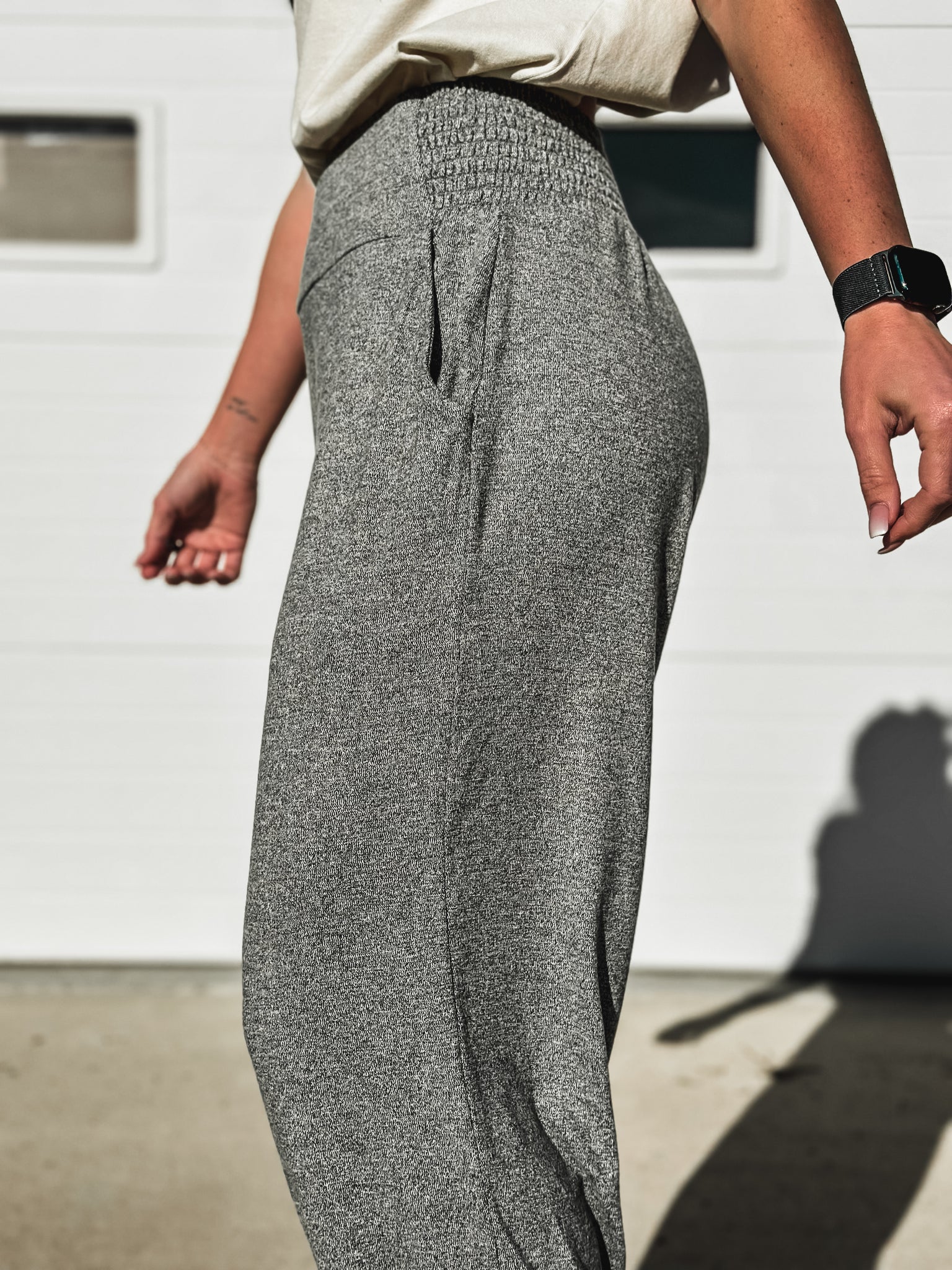 *DOORBUSTER* Lounger Barrel Joggers - Urban Grey