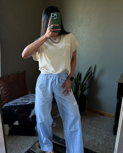 Pinstripe Social Pants