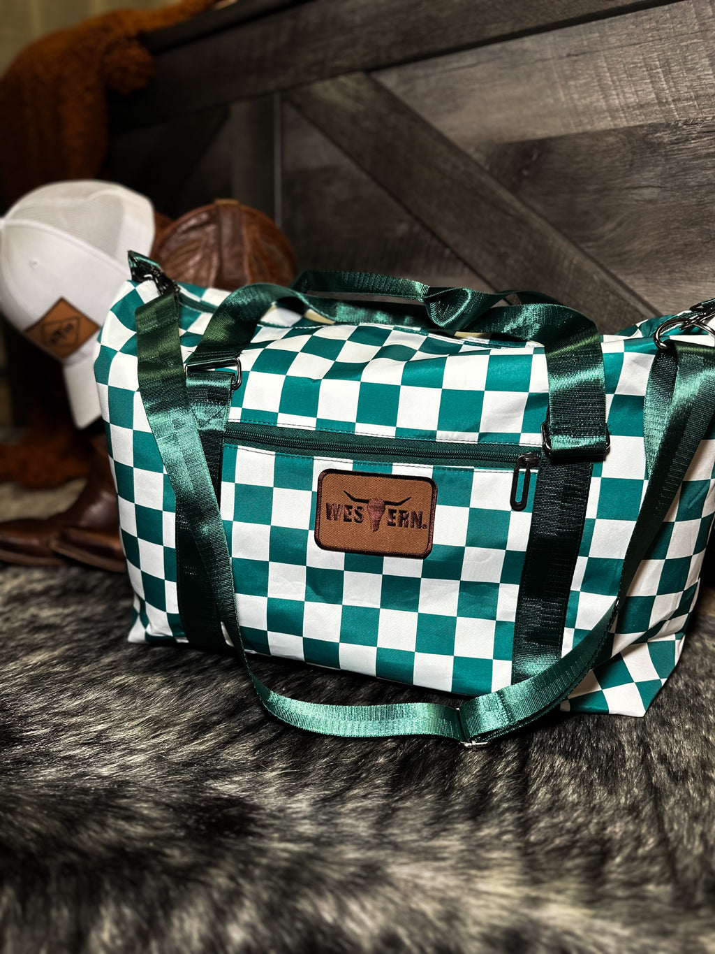 Rodeo Circuit Weekender Bag - Teal Green